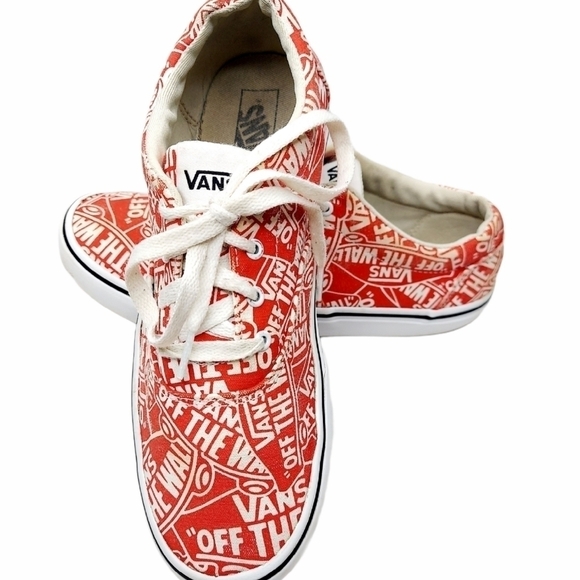 Vans Low Top Graphic Skate Shoe Sz 7.5 / 8 - Picture 2 of 16